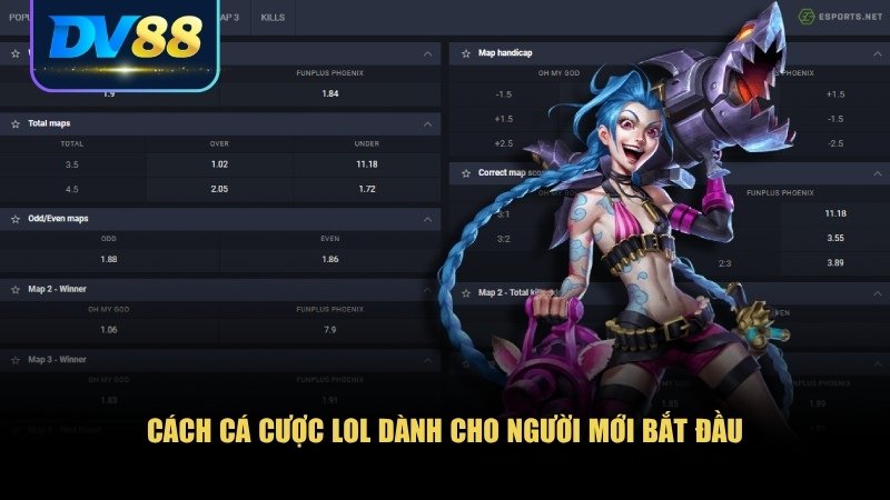 Thế Giới Cá Cược LOL – Hướng Dẫn Chi Tiết Cho Người Mới 2 Cách cá cược LOL dành cho người mới bắt đầu