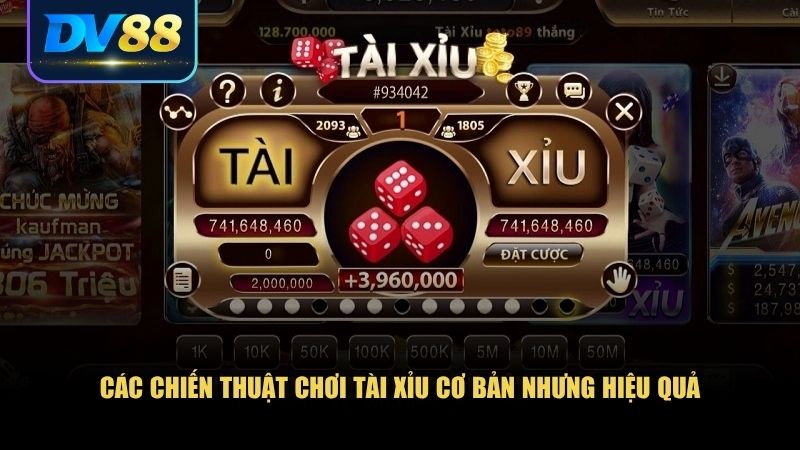 Chiến Thuật Chơi Tài Xỉu Hiệu Quả – Chơi Thông Minh, Thắng Dài Hạn 2 Các chiến thuật chơi tài xỉu cơ bản nhưng hiệu quả