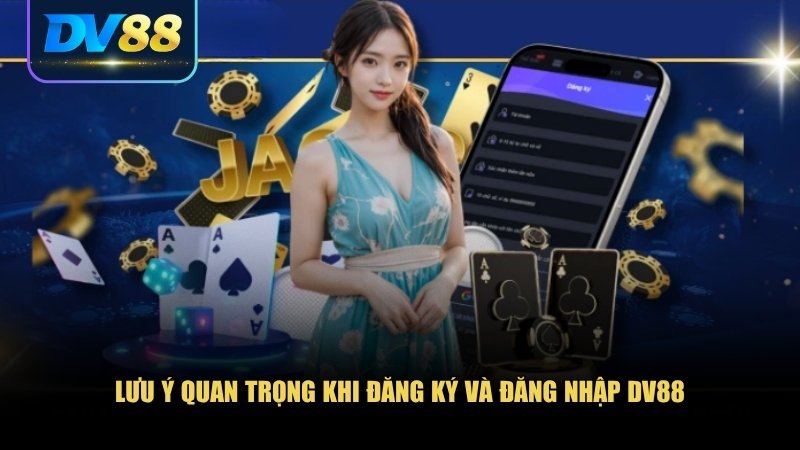 Hướng Dẫn Đăng Ký Và Đăng Nhập DV88 Dễ Dàng Cho Mọi Người Chơi 3 Những lưu ý quan trọng để tránh gặp rắc rối trong quá trình đăng ký và đăng nhập DV88