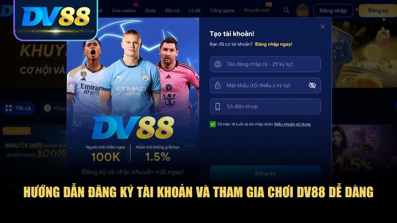 Trang chủ 10 Việc bắt đầu hành trình cá cược tại DV88 không hề phức tạp